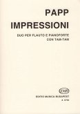 Papp Lajos Impressioni Duo for flute and piano with tam-tam Mixed Chamber Trio