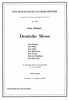 Deutsche Messe für Akkordeonorchester Partitur