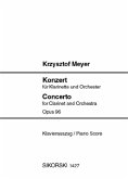 Konzert op.96 für Klarinette und Orchester für Klarinette und Klavier