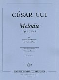 Melodie op.51,3 für Violine und Klavier Melodie op.51,3 für Violine und Klavier