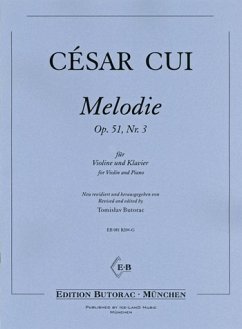 Melodie op.51,3 für Violine und Klavier