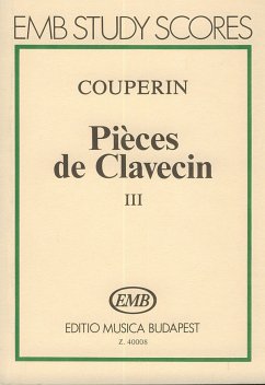 Cover Pičces de clavecin Band 3 für Cembalo Studienausgabe