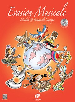 Cover Emmanuelle Lamarque, Elisabeth / Lamarque, Evasion musicale Formation musicale Partition + CD