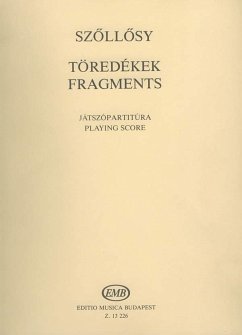 Cover Szöllösy András Fragments for mezzosoprano, flute and viola Chamber Music with Voice