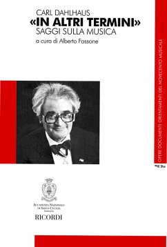 Cover C. Dahlhaus In Altri Termini. Saggi Sulla Musica Libri (Argomento Musicale/Biografie)