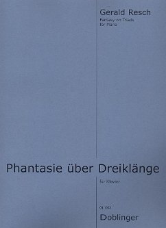 Cover Phantasie über Dreiklänge für Klavier
