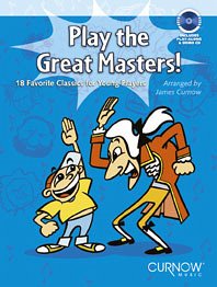 Cover Play the great Masters (+CD) for saxophone in Es