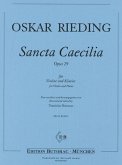 Rieding, Oskar Sancta Caecilia op 29 Violine und Klavier