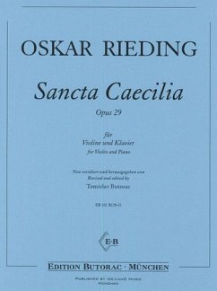 Rieding, Oskar Sancta Caecilia op 29 Violine und Klavier