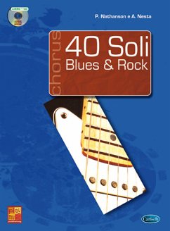 Cover Peter Nathanson, 40 Soli Blues & Rock Gitarre Buch + CD