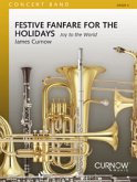 James Curnow, Festive Fanfare for the Holidays Concert Band/Harmonie Partitur + Stimmen