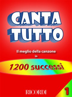Cover Various Cantatutto Songbook with lyrics and chords