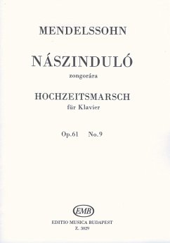 Cover Hochzeitsmarsch op.61,9 für Klavier