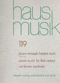 Sonate Es-Dur für Flöte (Violine) und Klavier (Cembalo) Sonate Es-Dur für Flöte (Violine) und Klavier (Cembalo)