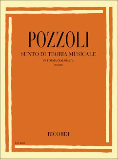 Cover E. Pozzoli Sunto Di Teoria Musicale In Forma Dialogata Opere Teoriche