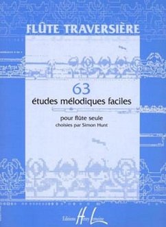 Cover 63 études melodiques et faciles pour flute seule