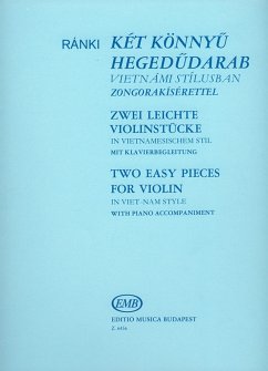 Cover 2 leichte Violinstücke in vietnamesischem Stil für Violine und Klavier