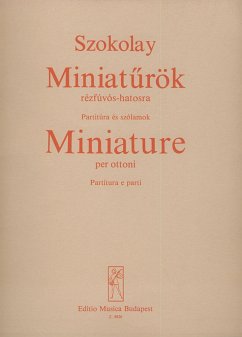 Cover MINIATUR FUER 3 TROMPETEN, 2 POSAUNEN UND TUBA PARTITUR UND STIMMEN