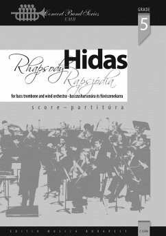 Cover Rhapsody for bass trombone and wind band score