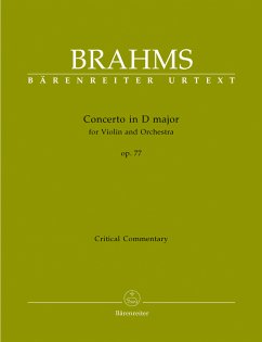 Konzert D-Dur op.77 für Violine und Orchester Kritischer Bericht