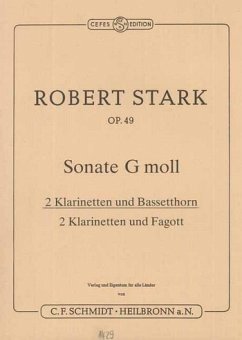Cover Sonate g-Moll op.49 für 2 Klarinetten und Bassetthorn