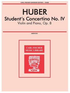 Student's Concertino 4 G-Dur Opus 8