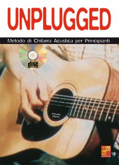 Cover Antonello Nesta, Unplugged, Metodo di chitarra acustica Gitarre Buch + CD