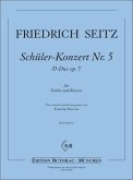 Schülerkonzert D-Dur Nr.5 op.7 für Violine und Klavier