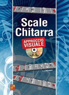 Cover Bruno Delmonti, Le scale della chitarra con approccio visuale Guitar Book & CD