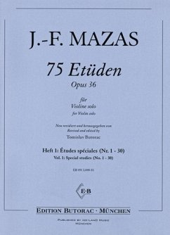 75 Etüden op.36 Band 1 für Violine