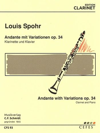 Andante und Variationen op.34 für Klarinette und Klavier Andante und Variationen op.34 für Klarinette und Klavier
