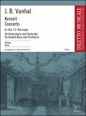 Konzert Es-Dur für Kontrabaß und Orchester Partitur