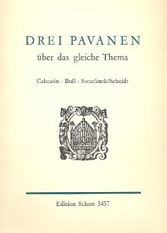 Cover 3 Pavanen über das gleiche Thema für Klavier (Cabezon, Bull, Sweelinck/Scheidt)