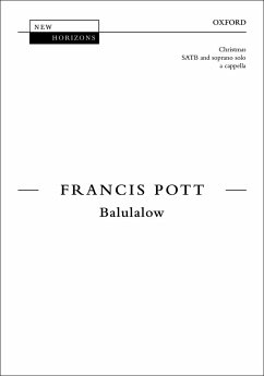 Cover Balulalow for mixed chorus (with divisions and soprano solo) a cappella score (en)