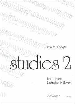 Cover Studies 2 Band 1: für Klarinette und Klavier