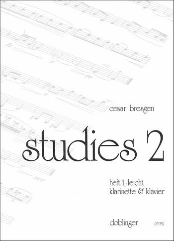 Studies 2 Band 1: für Klarinette und Klavier Studies 2 Band 1: für Klarinette und Klavier