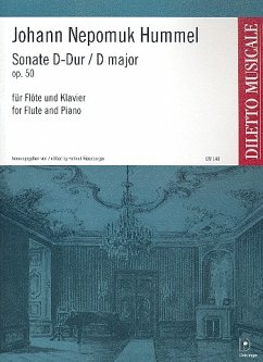 Cover Sonate D-Dur op.50 für Flöte und Klavier