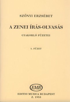 Cover Szönyi Erzsébet A zenei írás-olvasás gyakorló füzetei Solfege