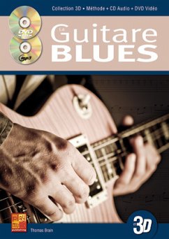 Cover Bruno Tauzin, Guitare Blues En 3D Guitar Gitarre Buch + CD + CD-ROM
