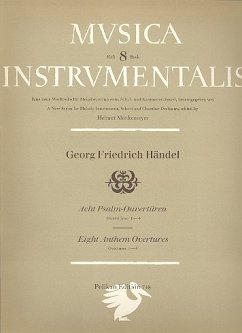 Cover 8 Psalm-Ouvertüren Band 1 (Nr. 1-4) für Orchester Partitur