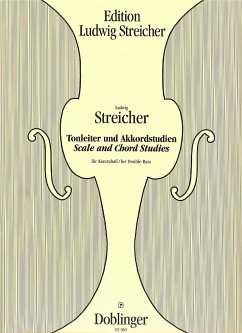 Cover Tonleiter und Akkordstudien füt Kontrabaß