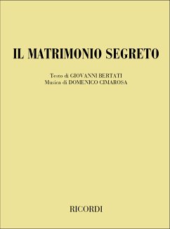 D. Cimarosa Il Matrimonio Segreto Libretti (Opere)