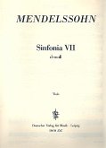 Sinfonia d-Moll Nr.7 für Streichorchester Viola