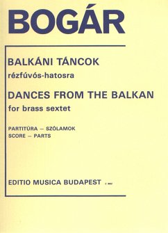 Cover Tänze vom Balkan für 6 Blechbläser Partitur und Stimmen