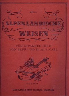Cover Alpenländische Weisen Band 6 für 2 Gitarren Spielpartitur