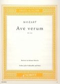 Ave verum KV618 für Violine (Vc) und Klavier