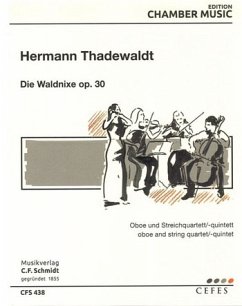 Cover Die Waldnixe op.30 für Oboe und Streichquartett (Kontrabass ad lib) Stimmen