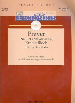 Prayer (+CD) for cello and piano