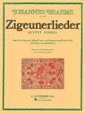 Johannes Brahms, Zigeunerlieder Solo S + Solo T + SATB Chorpartitur