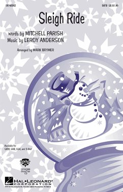 Leroy Anderson_Mitchell Parish, Sleigh ride SATB Chorpartitur